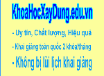 lớp học chứng chỉ giám sát thi công xây dựng công trình